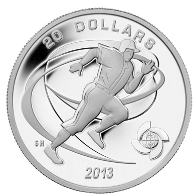 Baseball - Runner Fine Silver Coin